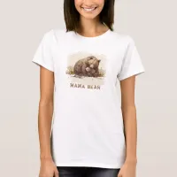 *~* MAMA BEAR Shuggle Cub Mother's Day Gift AP72  T-Shirt