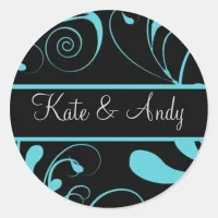 Wedding Monogram stickers