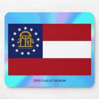 Georgia State Flag Mouse Pad