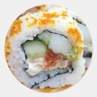 Sushi Realistic Food Classic Round Sticker