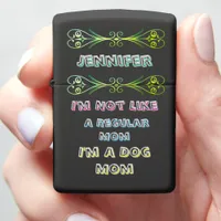 A humorous declaration of canine devotion zippo lighter