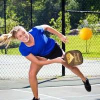 Cheese and Pickleball Sports paddle