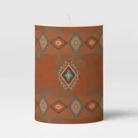 Southwest Canyons Diamonds Pillar Candle