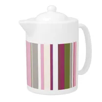 Modern New Season Stripes Teapot