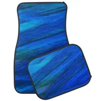 Abstract Coastal Beach Car Floor Mat