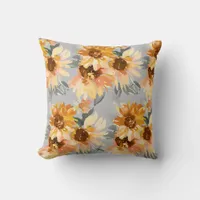 Sunflowers Throw Pillow