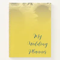 Rustic Sunflowers and Blue Wedding Journal