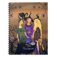 Hocus Pocus Good Witches Halloween Notebook