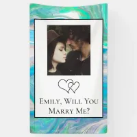 Personalized Will  You Marry Me  Banner