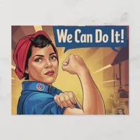 We Can Do It  Postcard