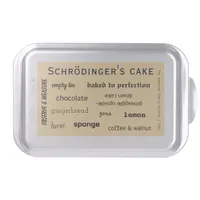 Funny Baking Humor Science Physics Schrödinger's Cake Pan