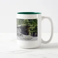 Clarkson Covered Bridge Alabama  Two-Tone Coffee Mug