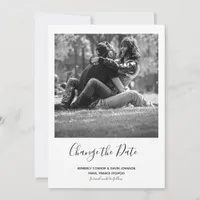 Change the Date Minimalist Save The Date