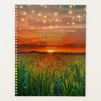 String Lights and Sunset Wedding ID525 Planner