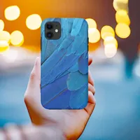 I'm blue - cool parrot feathers iPhone 11 case