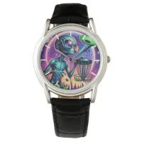 Alien and Flying Disc Golf Saucer Watch