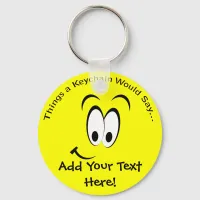 Add Your Text Here Lt Keychain