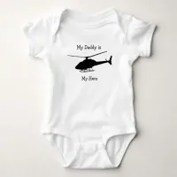 My Daddy is My Hero Medic Helicopter Baby Bodysuit
