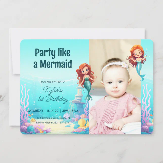 ... Under the Sea Birthday Invitation