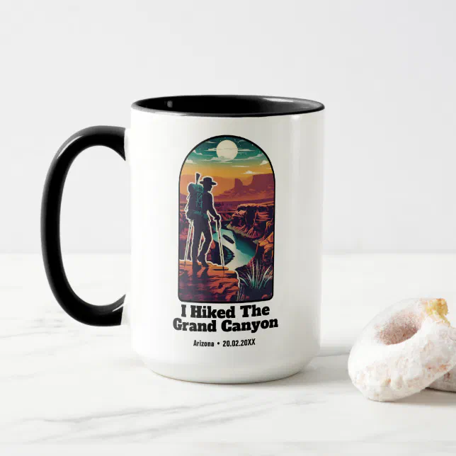 Hiking Grand Canyon National Park Arizona Mug