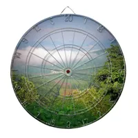 North Georgia Mountains, USA Dartboard With Darts