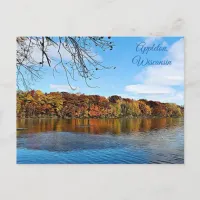 Appleton, Wisconsin Fall Leaves Photo Postcard