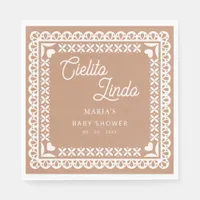 Mexican Papel Picado Cielito Lindo Baby Shower Napkins