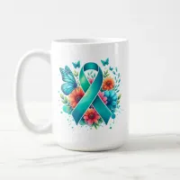 MG Awareness | Myasthenia Gravis Warrior Ribbon Coffee Mug