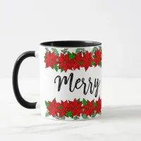 Christmas Mug | Merry and Bright Pine and Berries