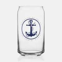 Boat Name and Anchor ID619 Can Glass