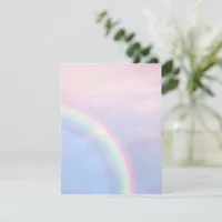 Rainbow of hope - pastel, note card