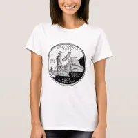 Faux California State Quarter Yosemite Valley Muir T-Shirt