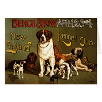 New England Kennel Club c.1890 show poster