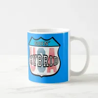 Goin Hybrid Patriotic Car Logo Art Coffee Mug