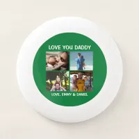 Personalized Love You Daddy Photo   Wham-O Frisbee