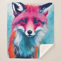 Red Fox Sherpa Blanket