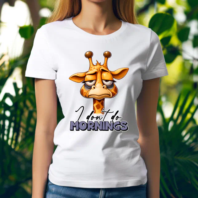 Giggly Giraffe: The Funny Giraffe T-Shirt