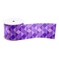 Purple quilt pattern satin ribbon