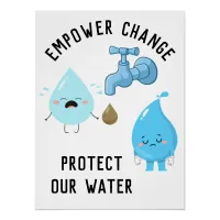 Conserve & Preserve: The Water Guardians Rally Cry Poster