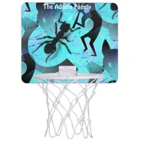 New Age Tribal Aesthetic Seamless Pattern Mini Basketball Hoop