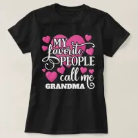 My Favorite People Call Me Grandma Tri-Blend Shirt