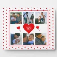 Home Photo Personalized Collage Family Valentine Plaque