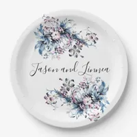 Victorian Elegant Flowers Romantic Beloved  Paper Plates