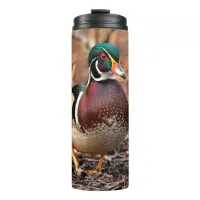 Stunning Wood Duck in the Woods Thermal Tumbler