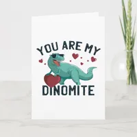 Dinomite Valentine Humor Card