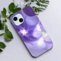 Graceful Lavender Vortex iPhone 15 Case