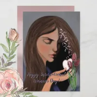 Happy International Women's Day Portrait Card