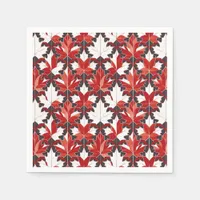 Creative Canadian Maple Leaf Pattern ID1072 Napkins