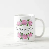 Mom in Law Roses Personalized Coffee Mug