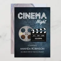 Hollywood Cinema Movie Theme Party add photo Invitation